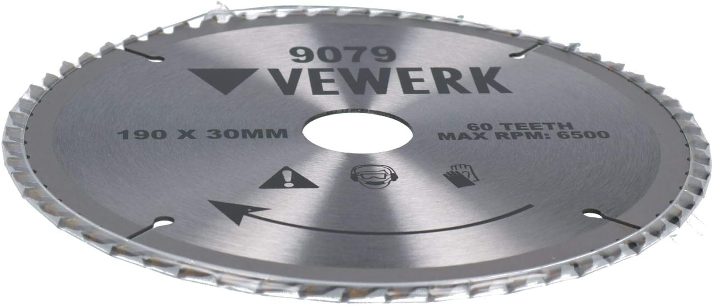 190mm x 30mm TCT Tungsten Carbide Tipped Circular Saw Blades 60 Teeth