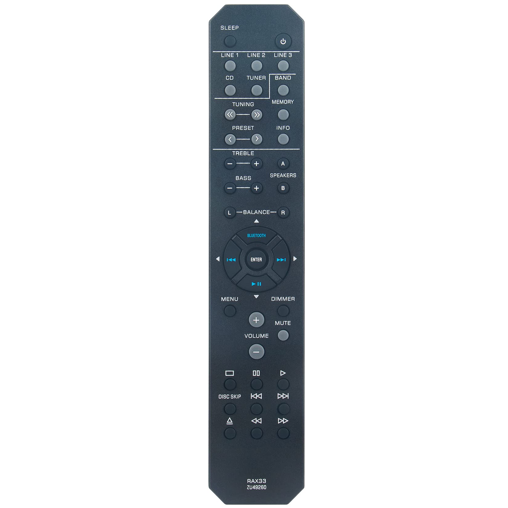 Amazon.com: RAX33 ZU49260 Replacement Remote Control Applicable