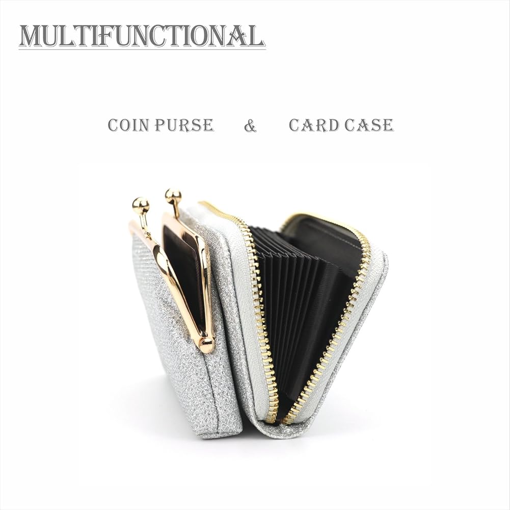 Amazon.com: VENIEE 2 in 1 Change Purse Wallet,Credit Card Holder