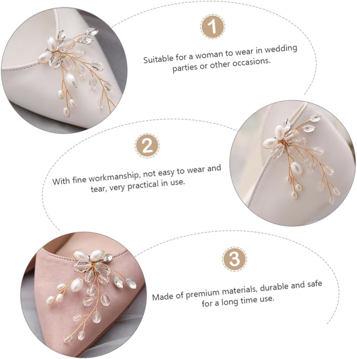 Shoe Buckle Gems Bridal Party Favors Shoe Jewelry Clips Shoe Decoration Charms Bride Dress Shoe Clip Bow