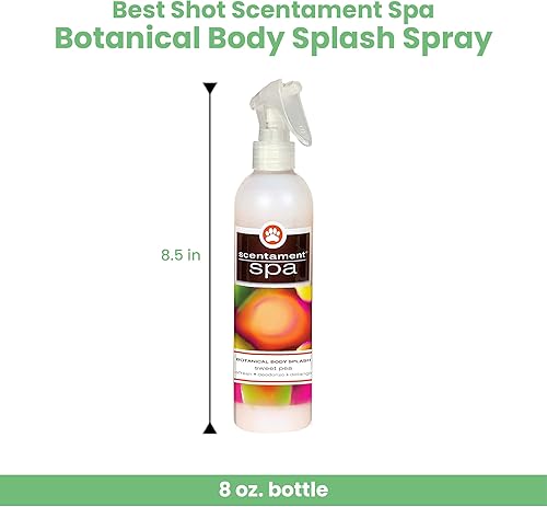 Vista 79 de Best Shot Scentament Spa Botanical Body Splash, Body Spray for Pets, Cat and Dog Cologne Spray, Lavender Aloe, 8 Oz.