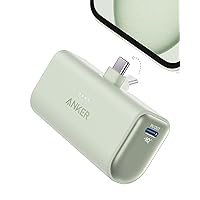Anker Nano Power Bank 5000 mAh 22,5 W, Ricarica Rapida Connettore USB C Pieghevole Integrato