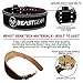 Beast Gear Cinturón Halterofilia – Cinturón Lumbar Powerlifting con Doble Hebilla –...