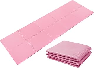 Good Nite Yoga Mat Folding Yoga Mat TPE 183 x 61 x 0.6 cm | Lightweight gymnastics mat with non-slip surface, sports mat for Pilates, stretching, fitness and travel
