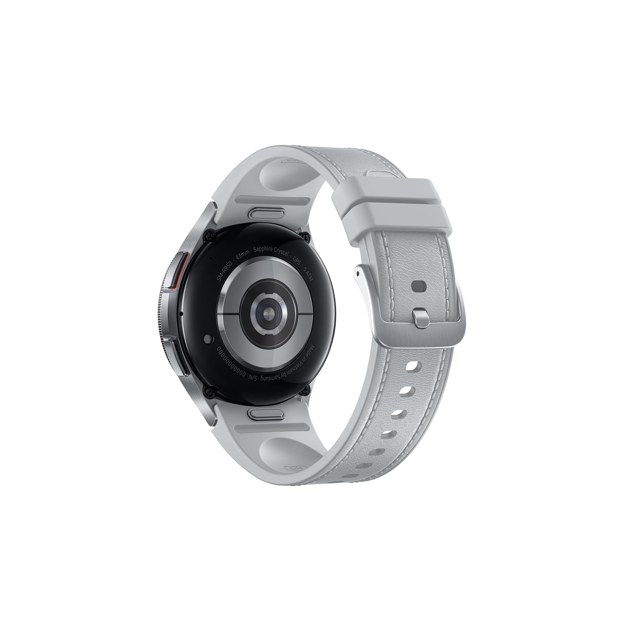 Samsung Galaxy Watch6 Classic 4G LTE, 43 mm + Correa de recambio - Smartwatch, Control de Salud, Seguimiento Deportivo, Batería de Carga Rápida, Plateado (Versión Española)