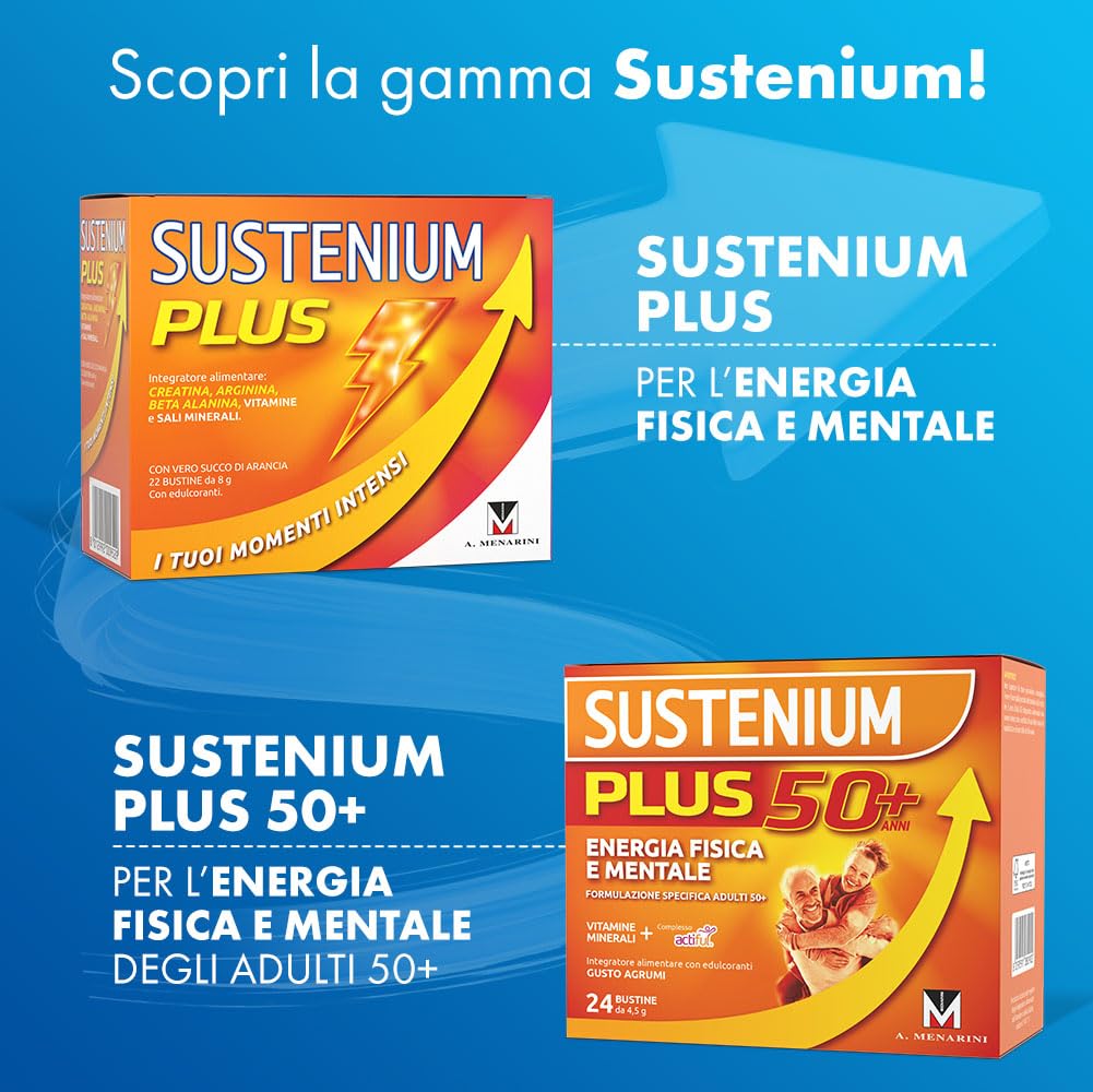 Sustenium Memo Fosforo - Integratore alimentare a base di Fosfoserina, Glutammina, Vitamina B6 ed Eleuterococco. Energia per la mente. Confezione da 10 flaconcini (10ml)
