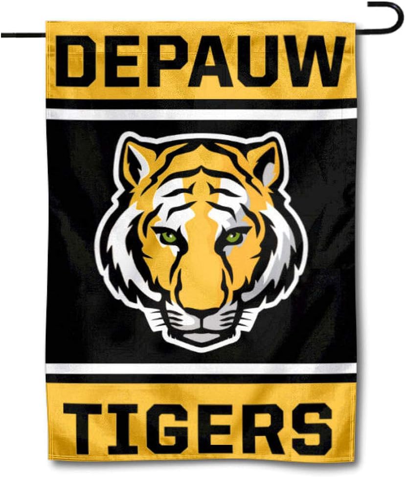 DePauw Tigers Double Sided Garden Flag