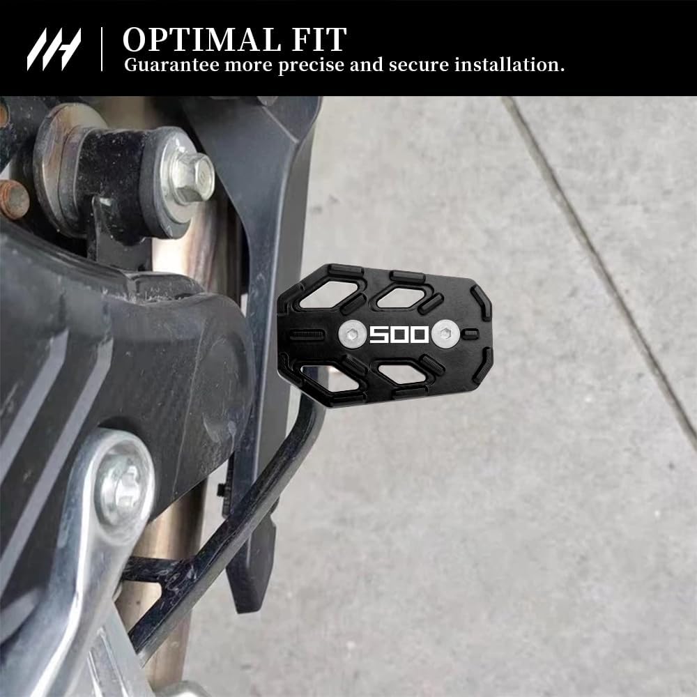Motorcycle Foot Pedal Extension For NX500 2024-2025 Ergonomic Foot Control Upgrade Comfortable Braking nx500 Accessories (Black)