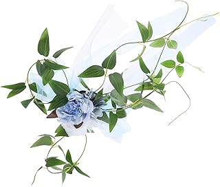 Toyvian Decoração Capas De Cadeira Cadeiras Flores Falsas Cadeira De Fornecimento De Casamento Acessório De Casamento De Flor Simulada Sinais De Cadeira De Casamento Simular Encosto De