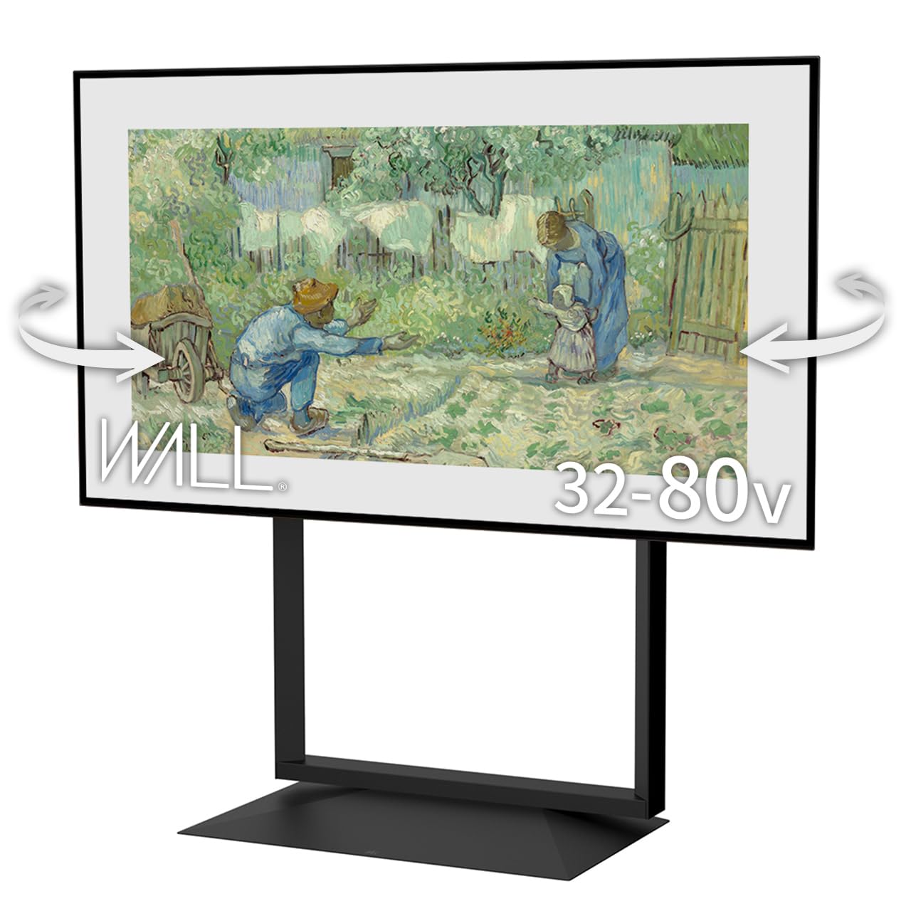 WALL 【アート感覚】FRAME STAND テレビスタンド おしゃれ 首振り Amazon.co.jp: WALL 【アート感覚】FRAME STAND テレビスタンド
