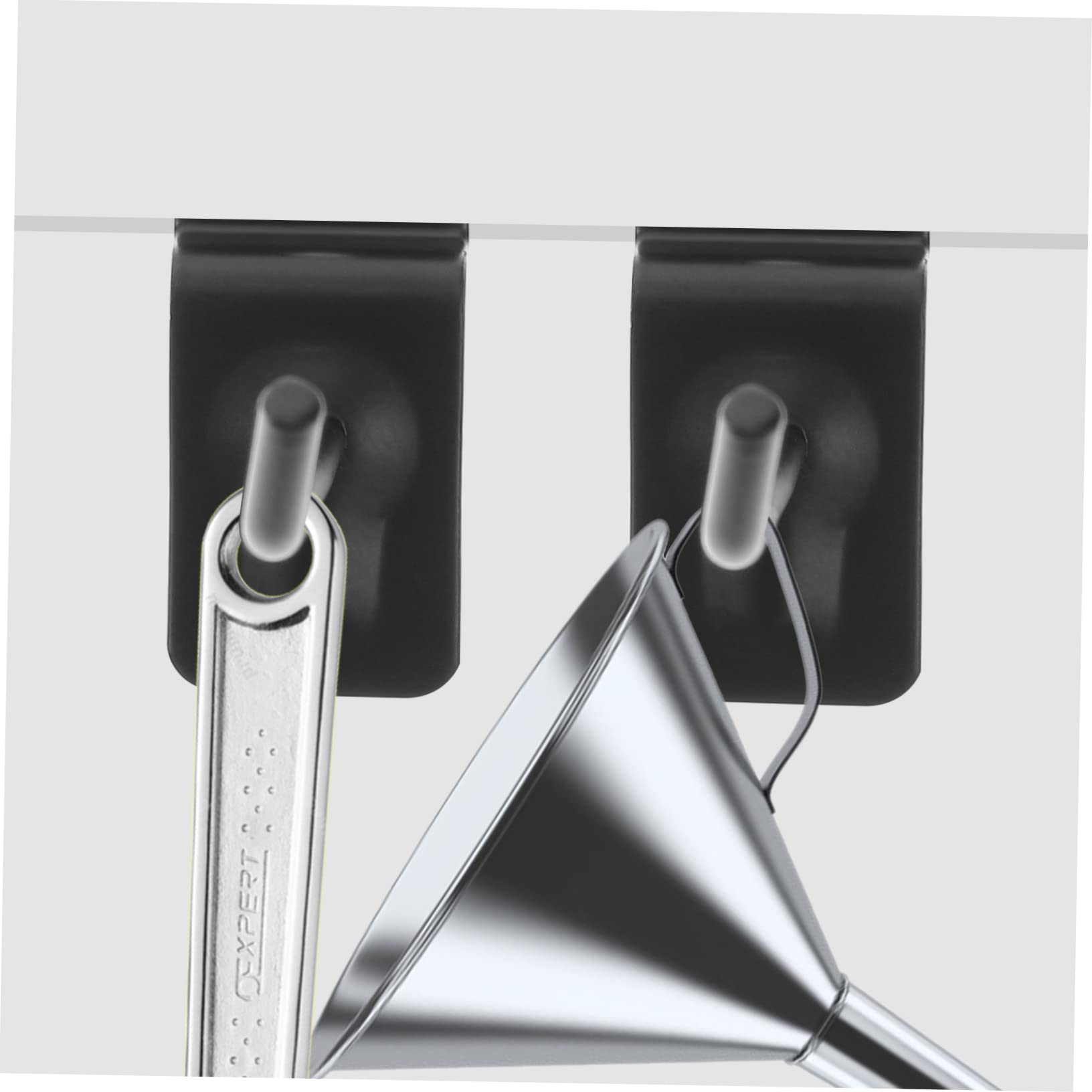 HEALLILY 10pcs Grid Hooks Metal Pegboard Hooks for Wall for Supermarket Display Tool Utility Organizer