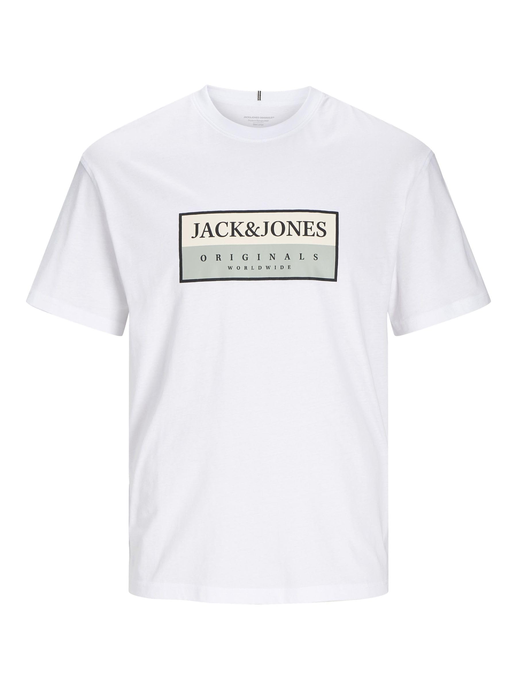 Gedruckt T-shirt Weiß L