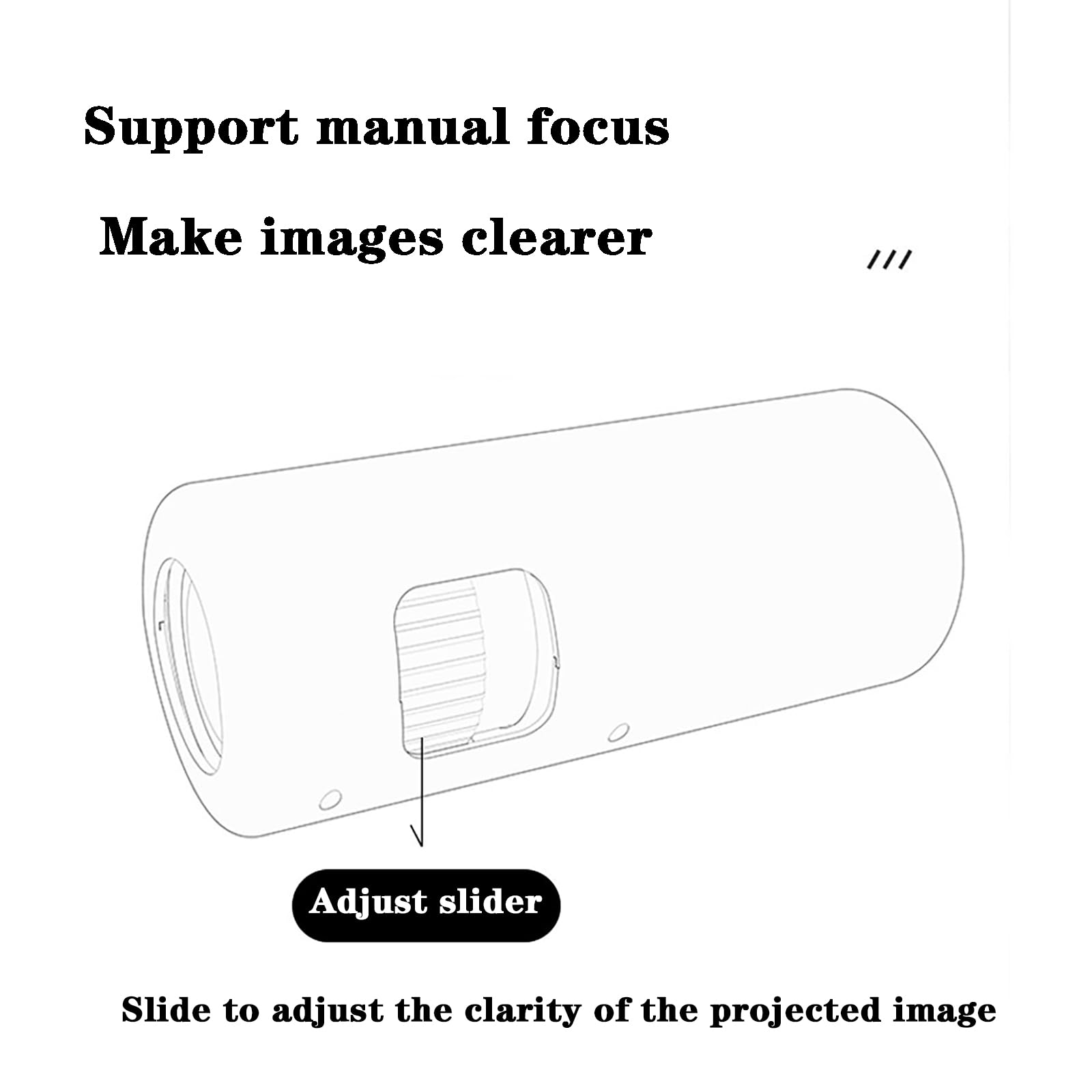 Proiettore per schizzi con importazione foto mobile, messa a fuoco manuale, schermo regolabile per artisti e hobbisti