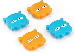 GeekShare Joystick Thumb Grip Caps 4PCS Silicone Joystick Cover Cute Octopus Shaped Thumbstick Caps Compatible with Nintendo Switch/OLED/Switch Lite - Sleepy Octopus