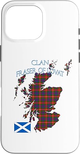 Vista 46 de Funda para iPhone 11 Pro Max Fraser of Lovat Scottish Clan Tartan Scotland