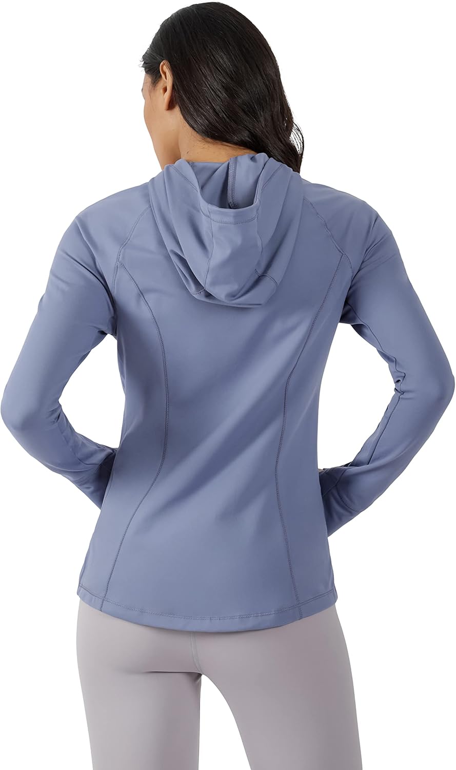 Yogalicious Womens Long Sleeve Full Zip Up Hoodie Jacket : Clothing, Shoes & Jewelry