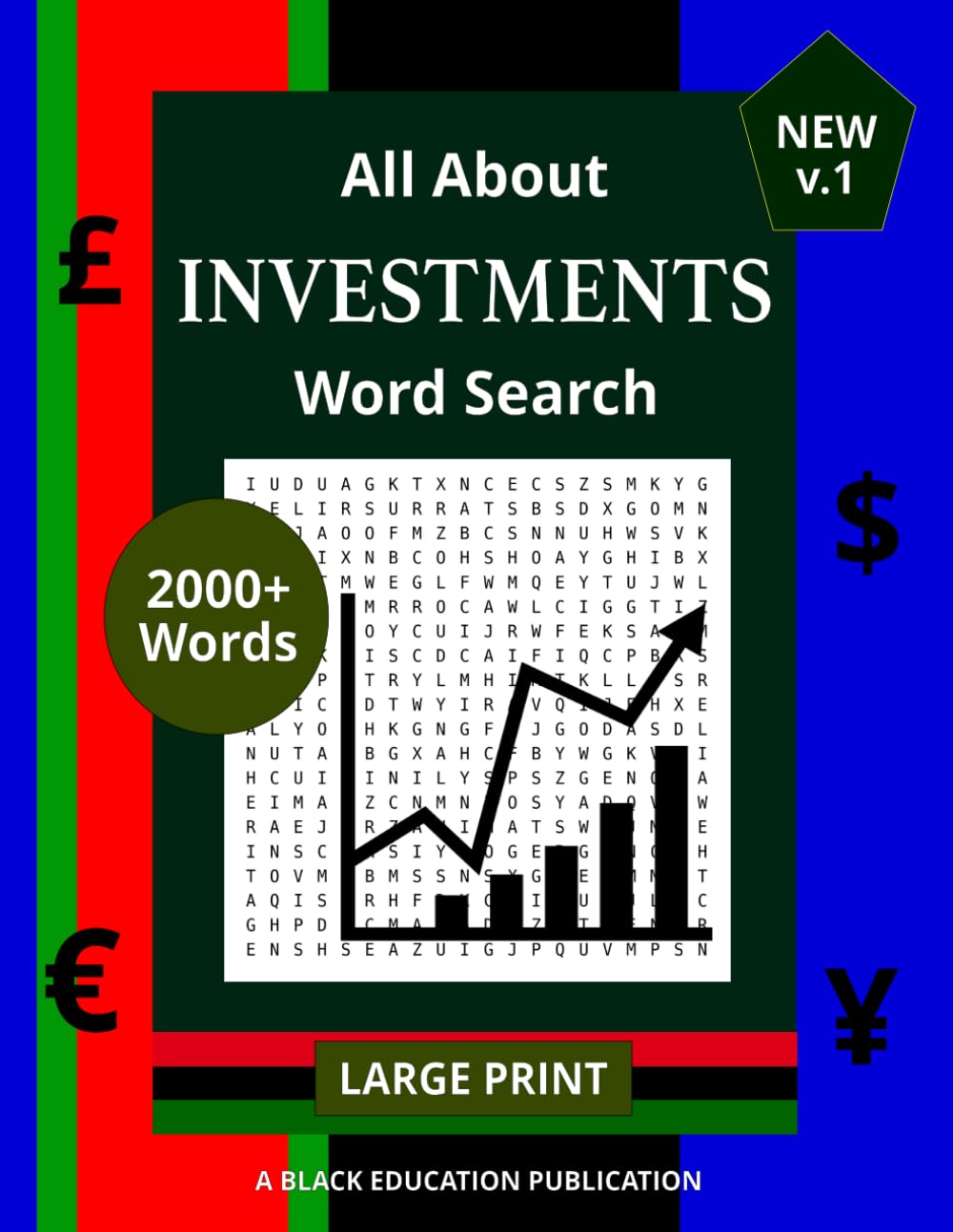 All About Investments Word Search: An Educational Puzzle Book, Find Words Related to Finance, Money & Assets