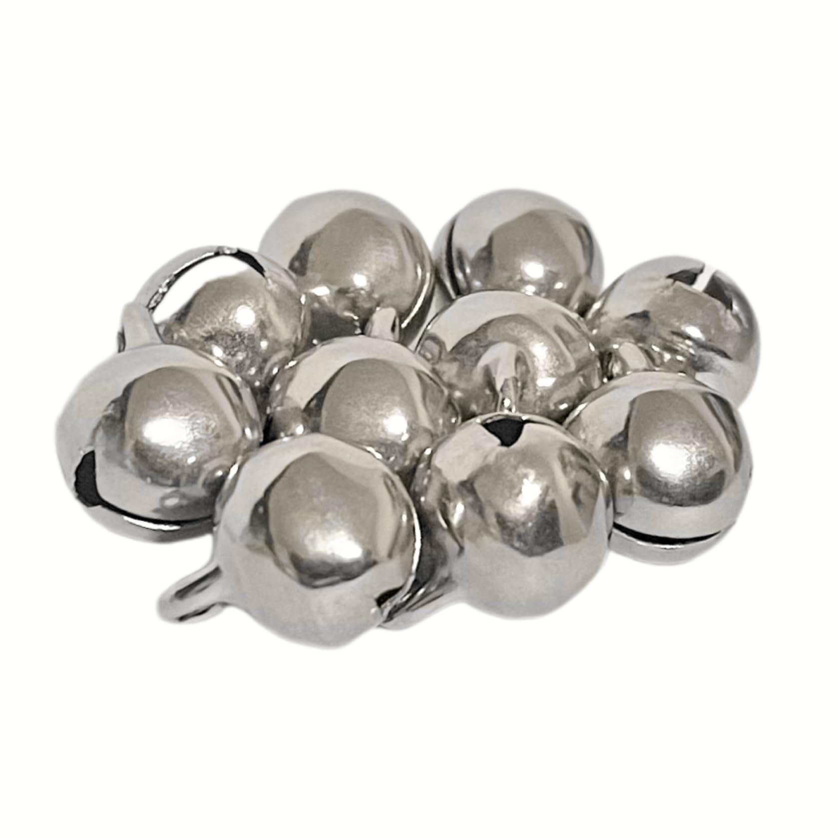 Amazon.co.jp: 鈴 ベル ミニ シルバー 銀 (12mm, 10個) : ホビー