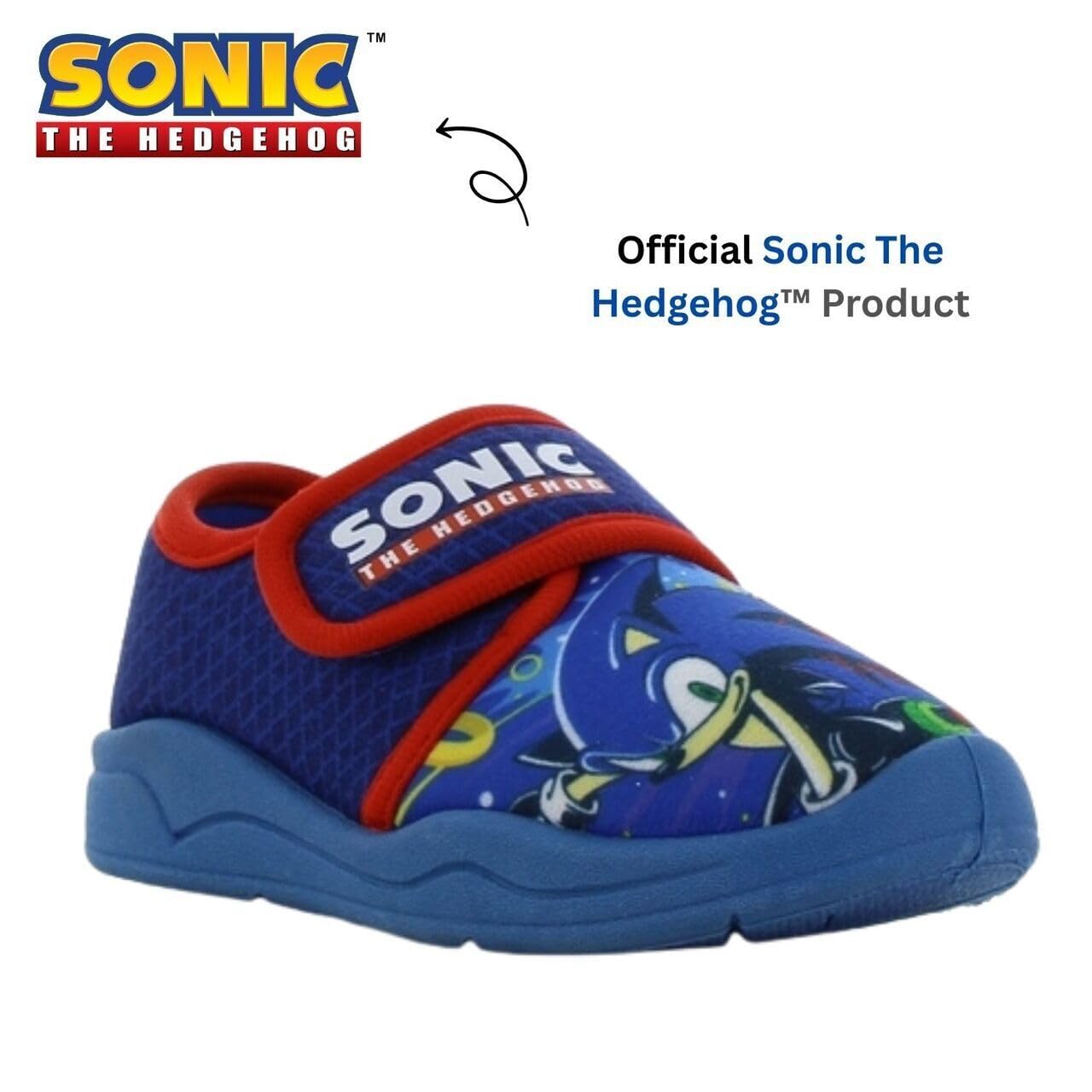 Leomil Sonic Pantofole Bambino Slipper Bambini e Ragazzi, Adatte per la casa e la scuola materna