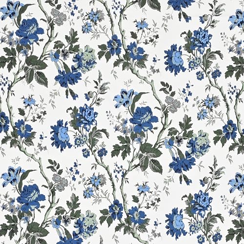 Image of Mafatlal Saanjh 144 TC Summer Cotton Bedsheet Double Bed 95x108 Inch | Soft Breathable Cooling Fabric | Lightweight Durable Texture |Block Printed | Pillow Cover Included | Indian Blue Elegant Design