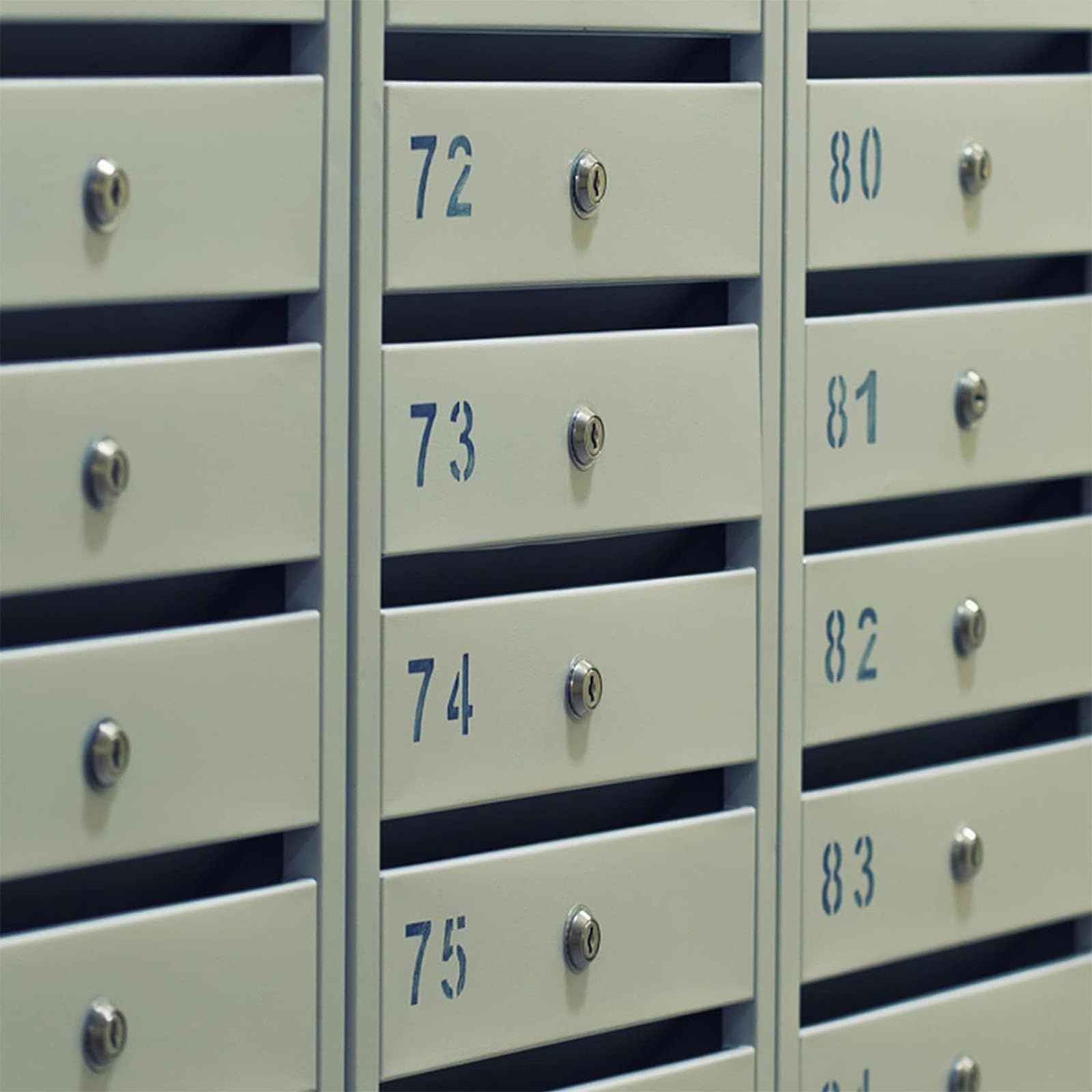 Serratura Per Cassetta Postale 16mm Con 5 Chiavistelli - Sicurezza Per Mobili, Armadietti E Cassette