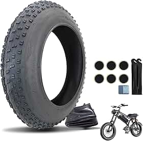 Conjunto de pneu gordo de bicicleta e tubo interno 102-305/16x4.0 | Pneus gordos de 40.6 cm Pneus All-Terrain Mountain/E Bike Fat Tire 16 x 4 polegadas Pneu de bicicleta elétrica 16x4.0, acessório de
