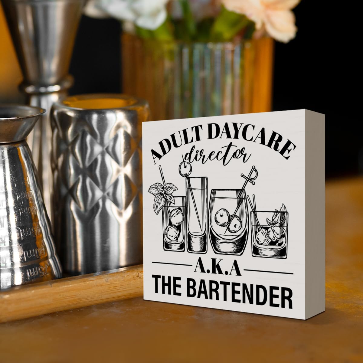 Amazon.com: GXLPO Funny Bartender Gifts for Women Men, Bartender