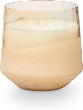 Illume Beautifully Done Baltic Glass Candle, Coconut Milk Mango