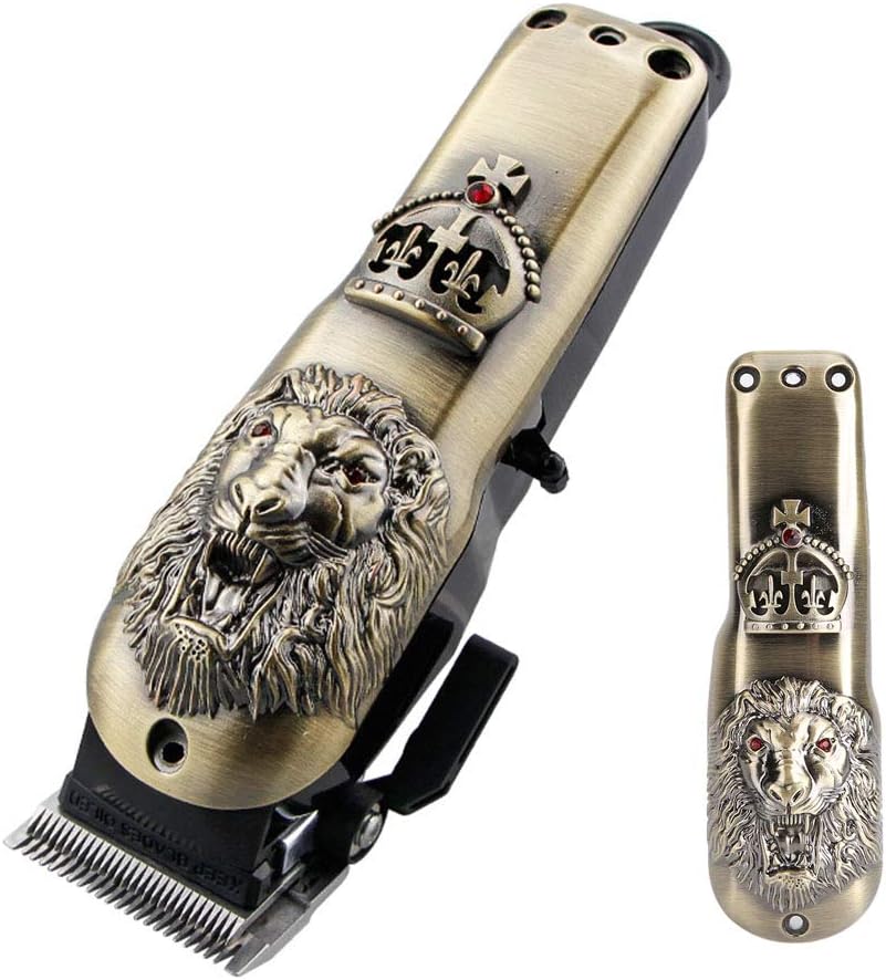 Pongnas Hair Clipper Replacement Cover Electric Hair Cutter Trimmer Cover Shell for (Lion Bronze)
