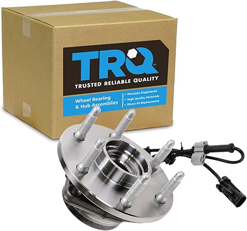 TRQ Buje de rueda y cojinete con ABS compatible con camioneta Chevy GMC 4X4 4WD AWD