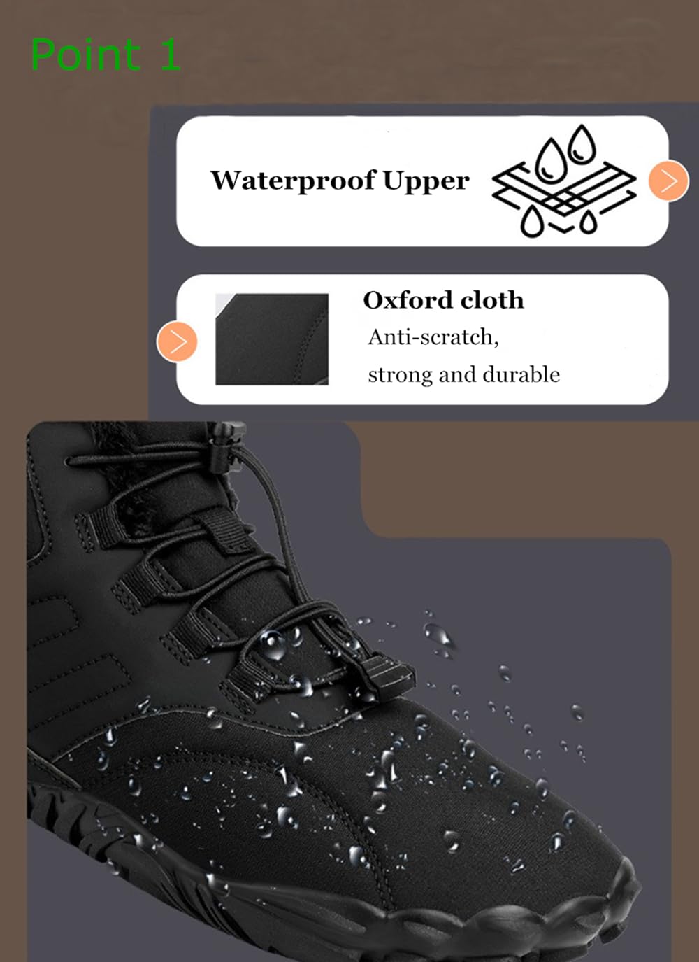 Zapatos Descalzos para Hombres y Mujeres Zapatos de Agua Cómodas Ligeras Antideslizante Zapatillas de Senderismo Unisex Barefoot Surf Calzado para Playa 36-46EU