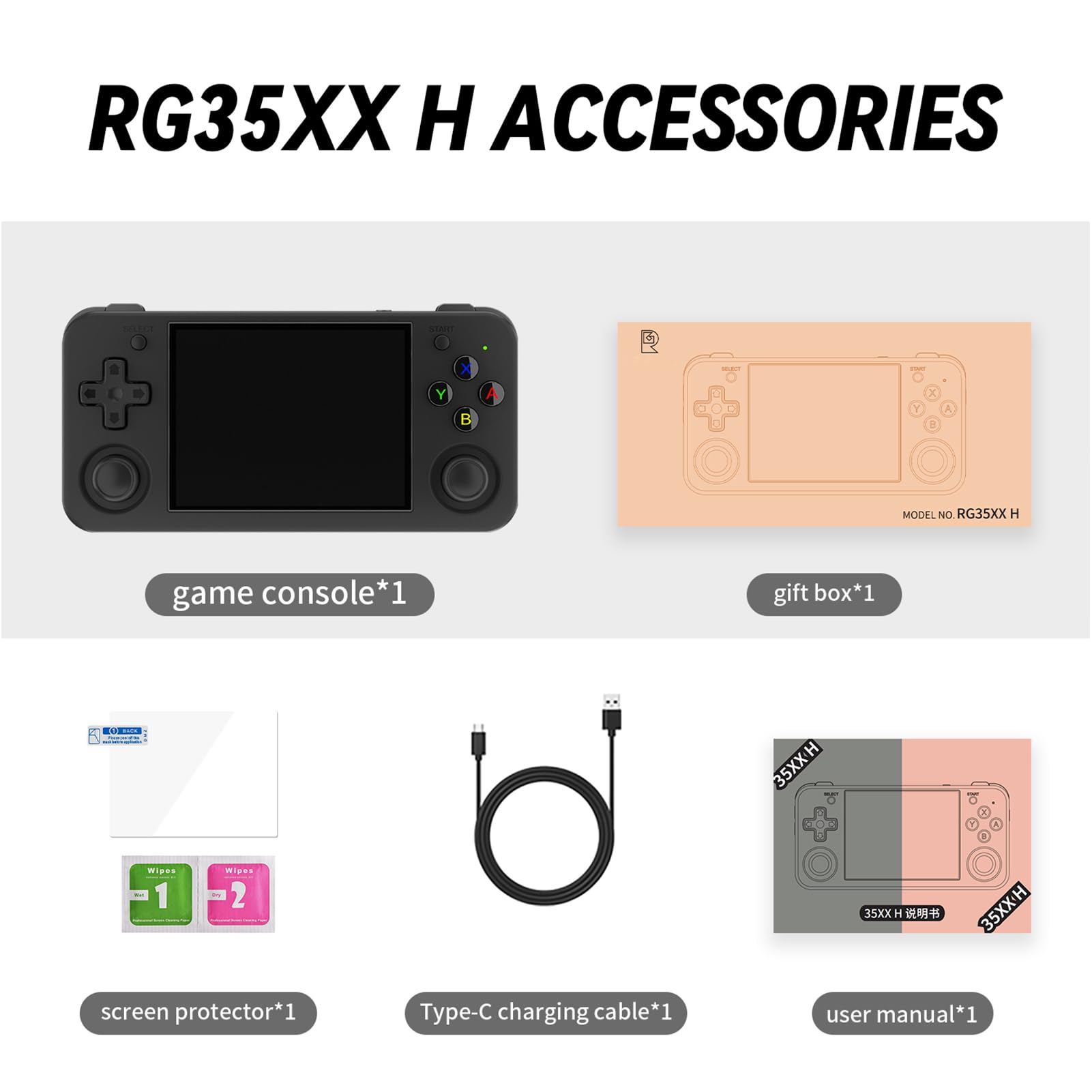 Portatile retrò, Console per Giochi retrò Classica | Console per Giochi Portatile Portatile, Videogiochi Portatili con Schermo da 3,5 Pollici, Miglior Regalo per Bambini e Adulti