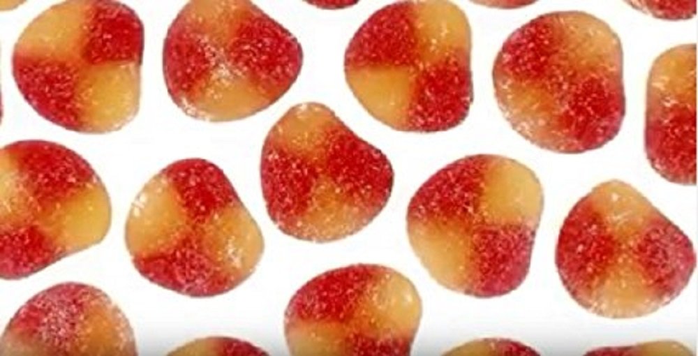 Haribo Gummi Candy, Peaches, 5 Pound