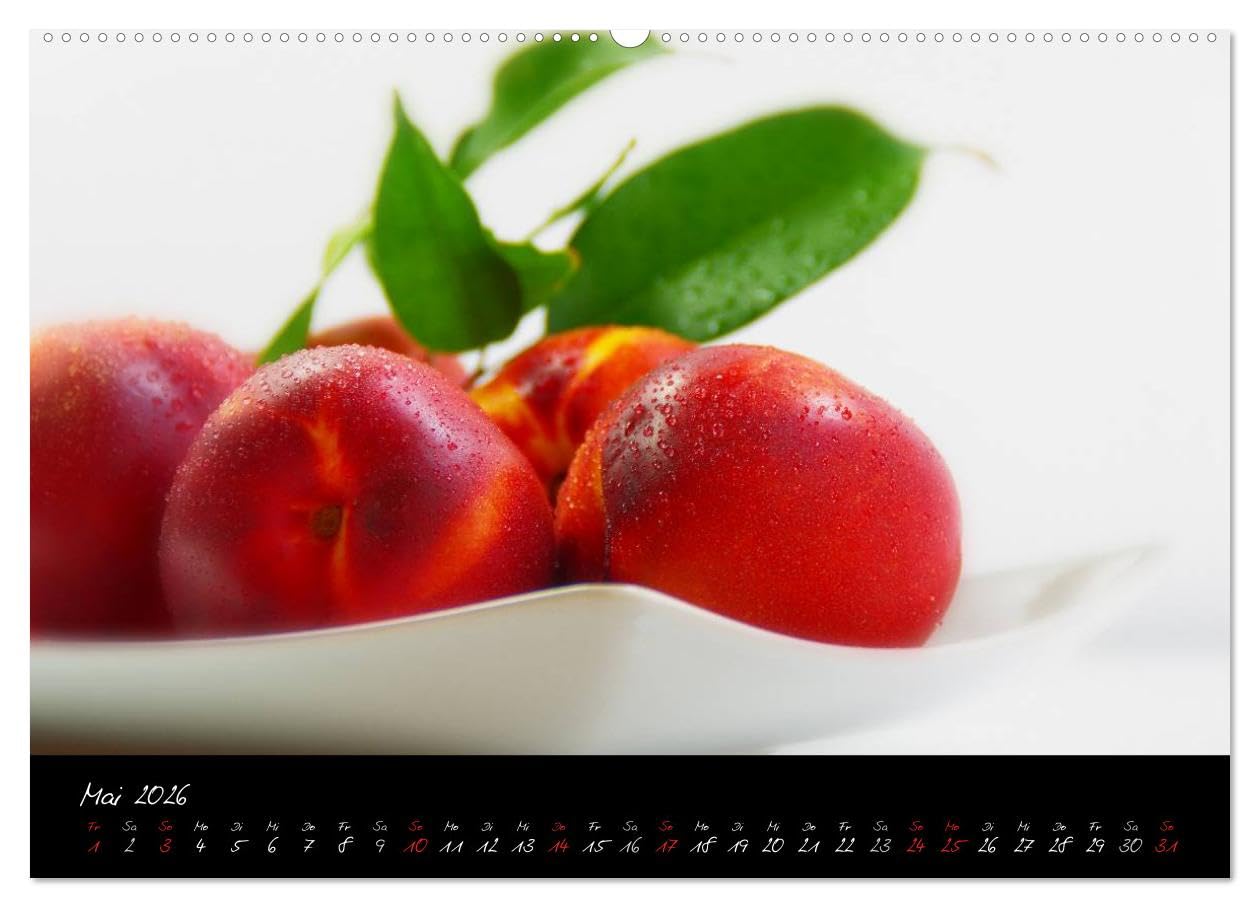 Frische Früchte Kalender (Wandkalender 2026 DIN A2 quer), CALVENDO Monatskalender: Ein toller Küchenkalender aus frischen Früchten. Ob exotische oder ... appetitlich anzusehen. (CALVENDO Gesundheit)