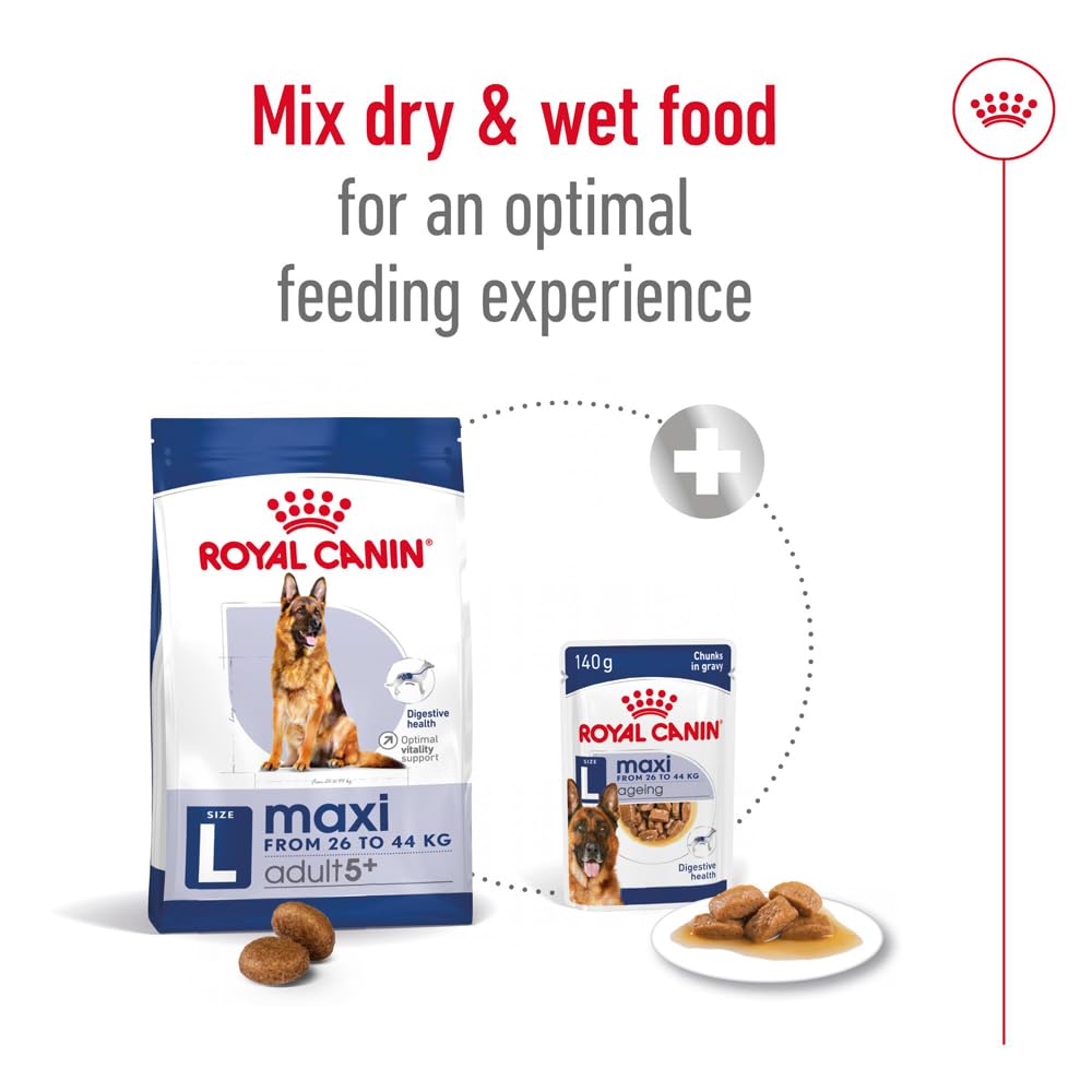 Royal Canin Maxi Adult 5+ Years Dry Dog Food 15 Kg : Amazon.com.au