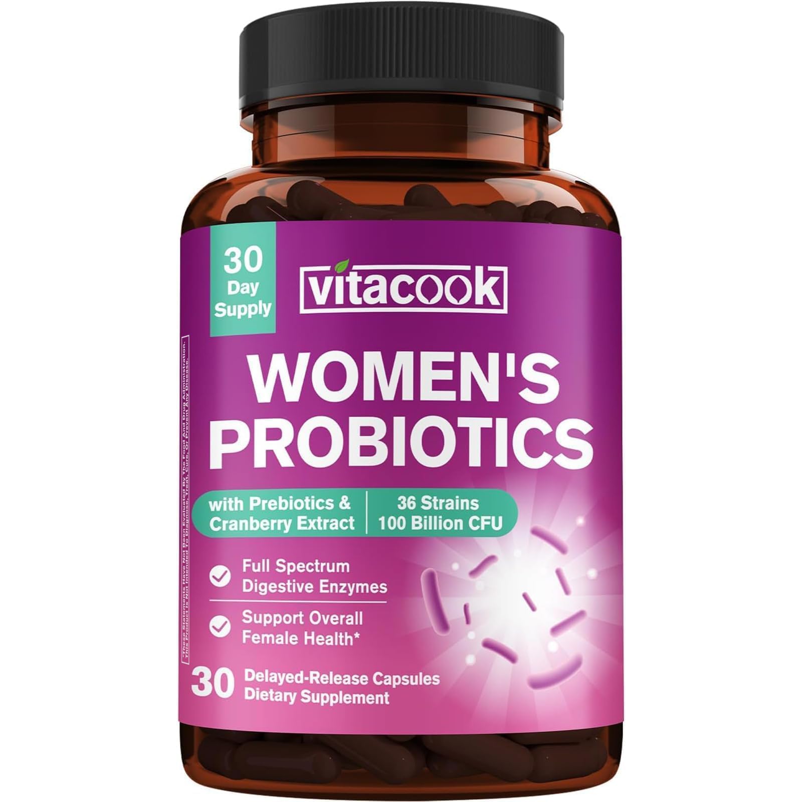 Probiotics for Women 100 Billion CFU 36 Strains, Women's Probiotic