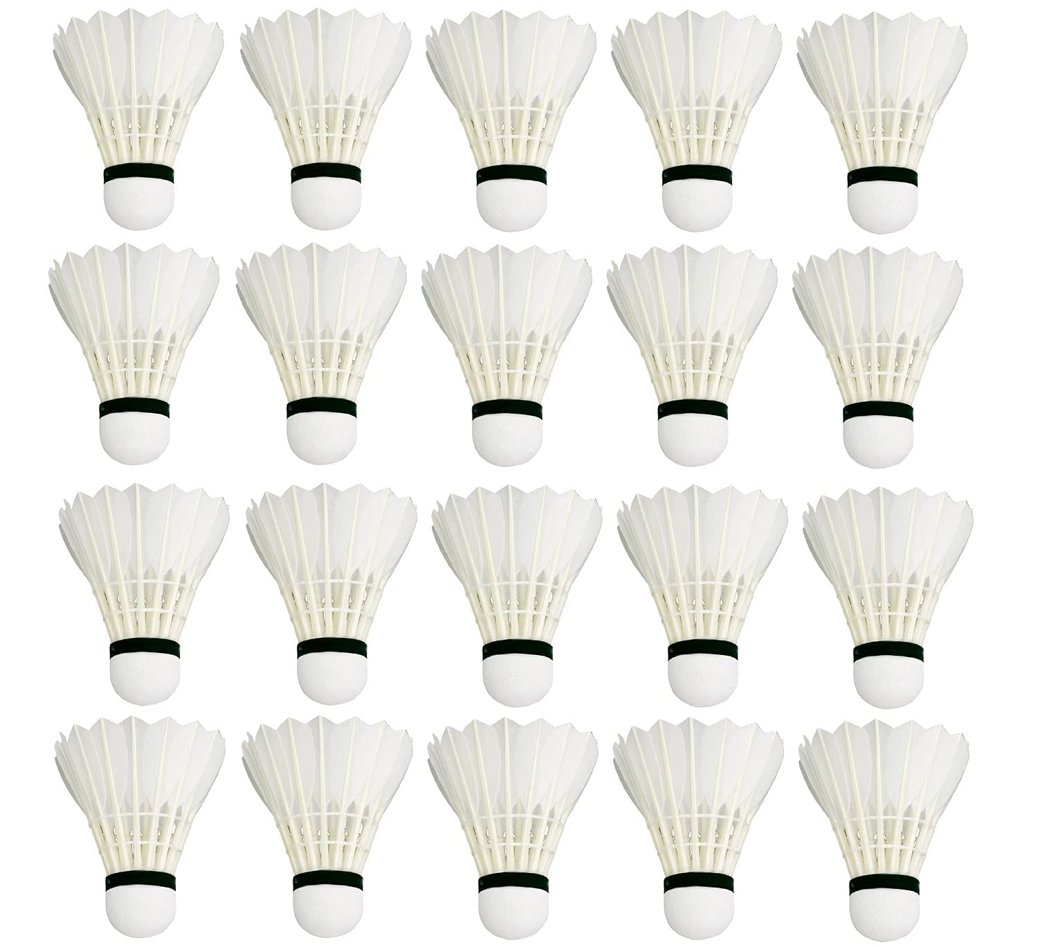 PR Professional Feather Shuttle Cocks (White) - Pack of 20 (B09X6L1TFV) Amazon Price History, Amazon Price Tracker