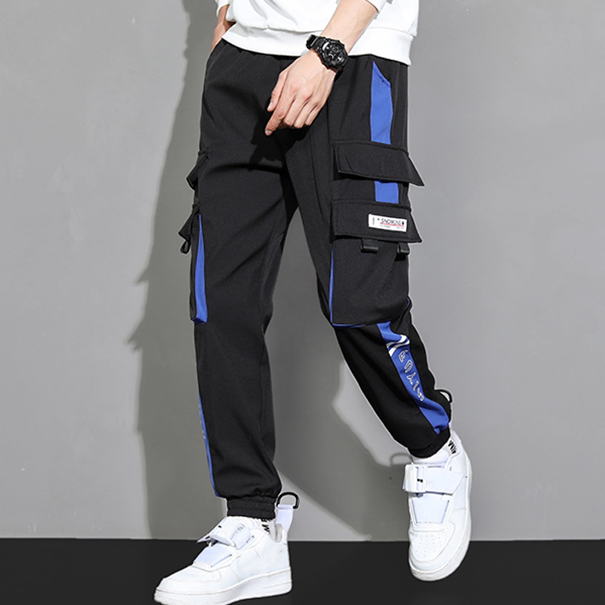 XYXIONGMAO Streetwear Hip Hop Pants Cargo Pants Jogger für Männer Paar Damen Sport Casual Active Sweatpants
