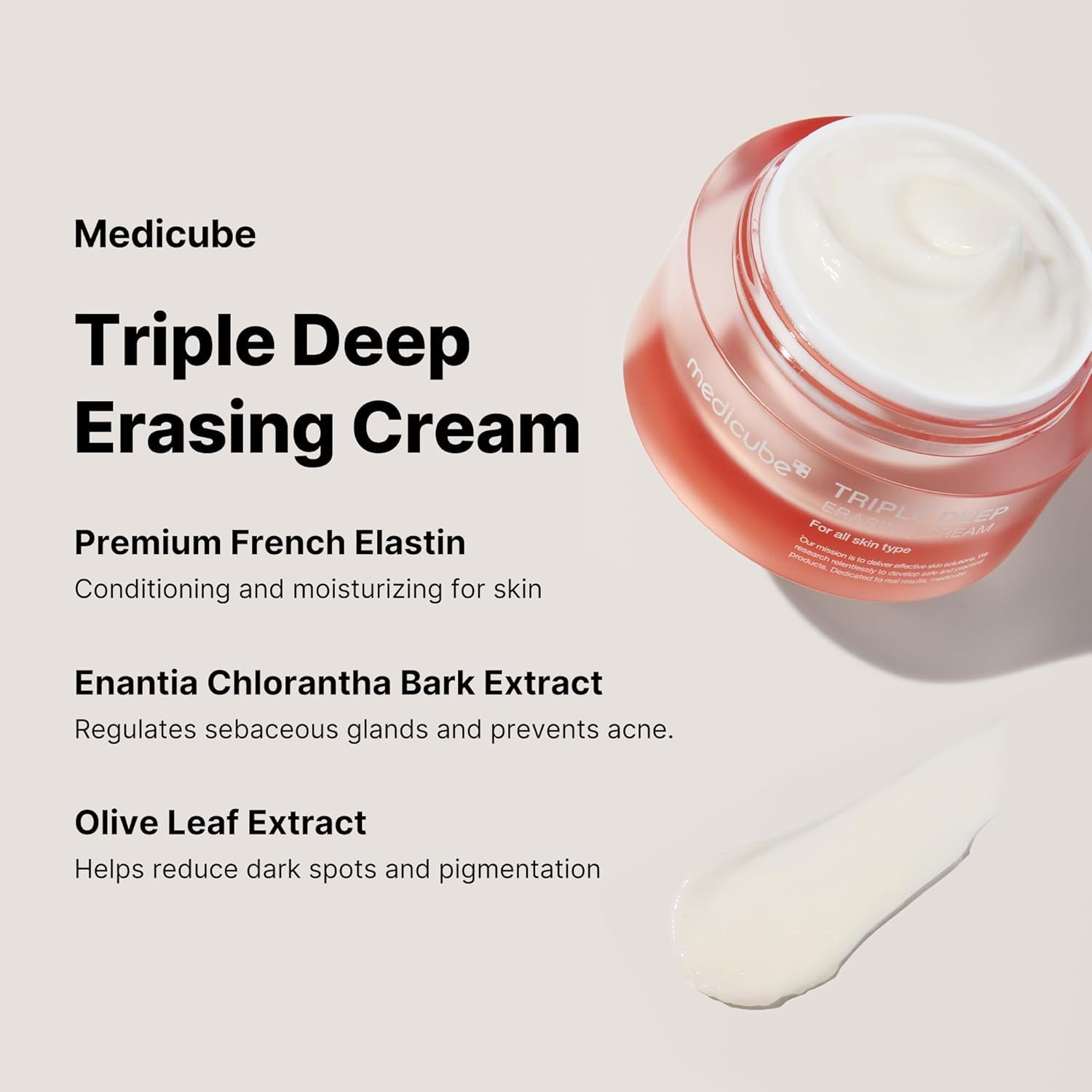 MEDICUBE Triple Collagen Cream 4.0 (50 ml), White, 50 ml (Pack of 1) - Image 2