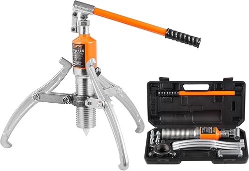 VEVOR Extractor de engranajes hidráulicos, separador de tracción de rodamientos de rueda de capacidad máxima de 15 toneladas, extractor de 2 o 3