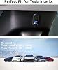 Cubierta de cámara ALAFLY para Tesla Model 3/Y, protector de privacidad para cámara frontal interior, diseño de cubierta de lente vertical, sin interferencia IR para FSD y Autopilot, guarda de cámara anti-espionaje, accesorios para Tesla 5
