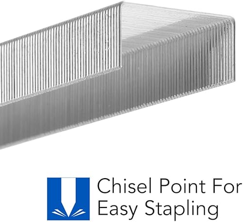 Miniatura 6 de Swingline Engrapadora eléctrica compacta tira completa capacidad de 20 hojas negro 48200 y grapas Optima Premium 14 22 de longitud y escritorio