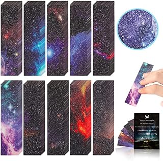 HuiJuKeJi Fidget Toy - 50 Pieces Anxiety Sensory Toy Stickers Calm Strips, Textured Tactile Rough Adhesives Sensory Stress Relief Toy Starry Sky Stickers /Bookmarks for Phone Laptop Desk