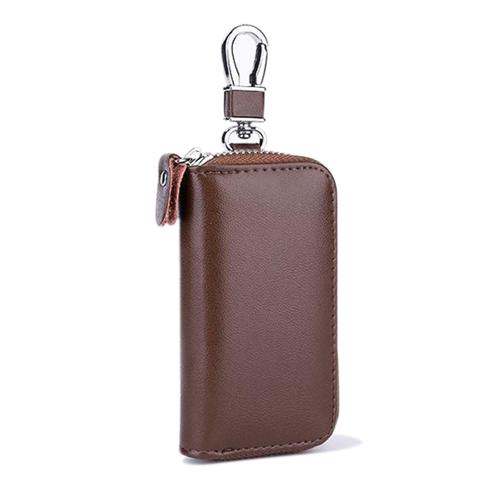 AIDERLYMens Car Keychain Holder Pounch with Zipper