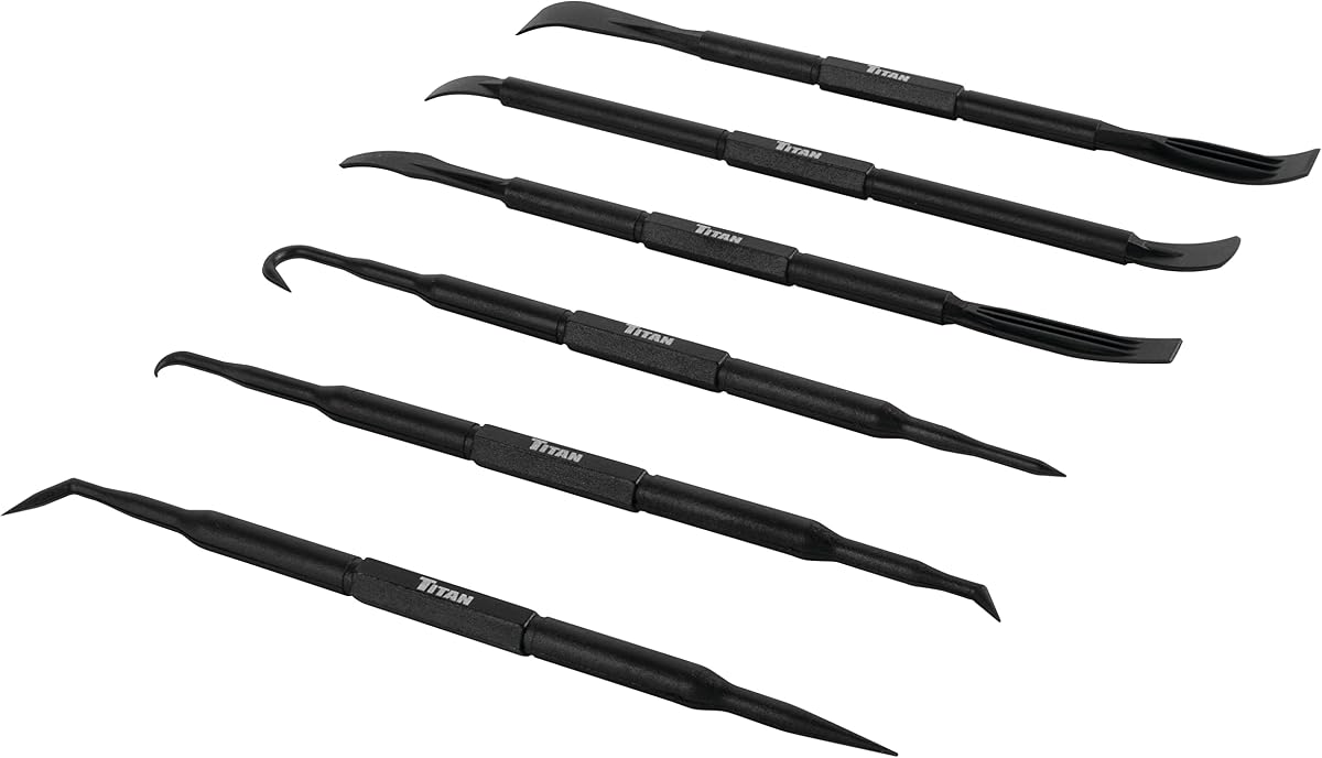 Titan 17716 6-Piece Non-Marring Pick, Hook, and Pry Set