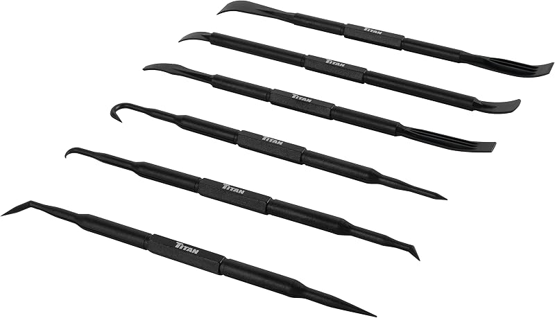 Titan 17716 6-Piece Non-Marring Pick, Hook, and Pry Set