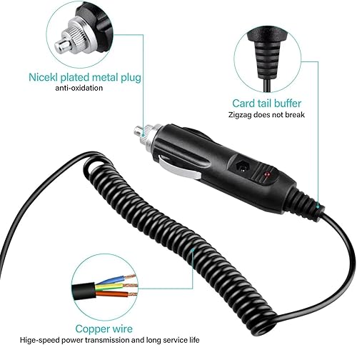Miniatura 4 de Cargador de corriente continua para coche Uniden Bearcat BC 200XLT BC200XLT Escáner de mano Race-Scan