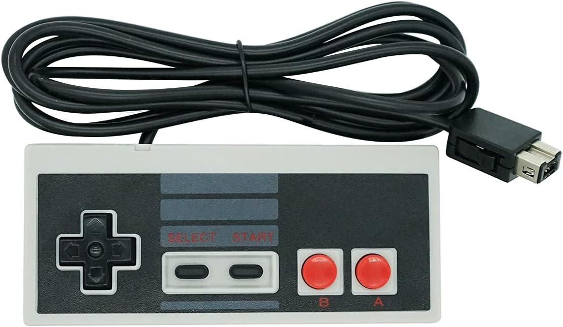 NALENSY Nes Classic Controller for Nintendo Nes Mini Classic Edition Console, Retro Nes Gamepad Controller with 10FT Extra Long Cable - Nes Controller
