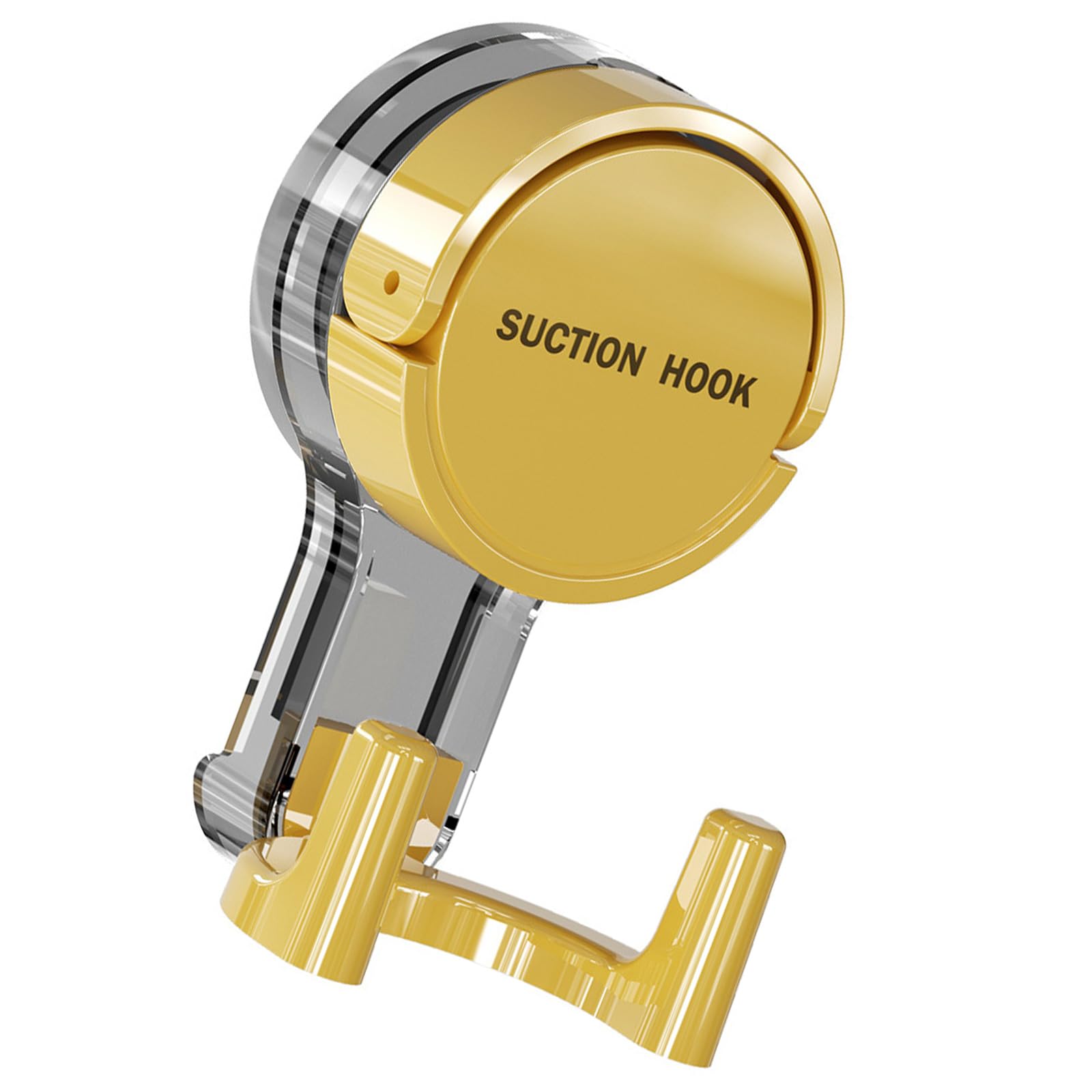 Jazuaiao Hook Bathroom Accessories Strong Suction Cup Holds Portable for Towel Rack Robes Waterproof ABS Materials Double Suction Cup Hook