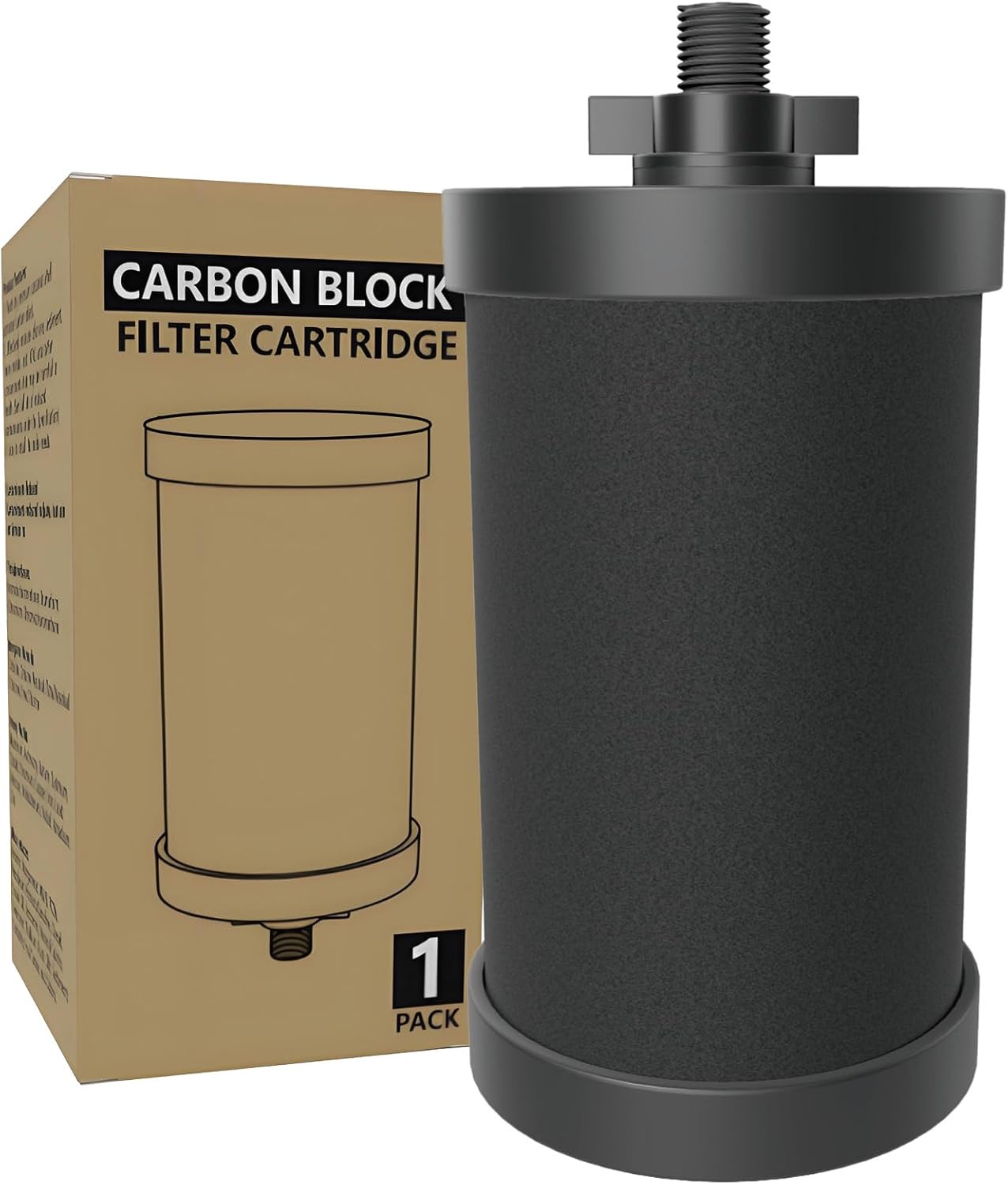 2387 Pro Filter Compatible with For Alexapure Pro Filter Replacement, 2387 Pro Series, Compatible with Gravity Water System, 1 Pack, Black